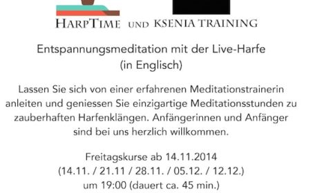 Живая музыка арфы и медитация (Цюрих)