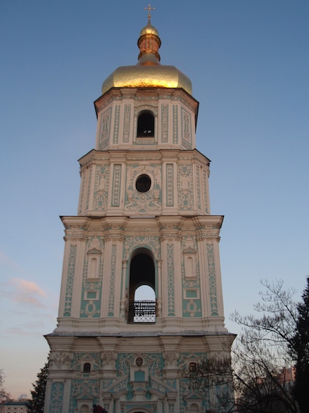 Колокольня Софийского собора. Киев. 31.12.2014