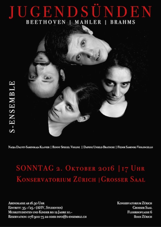 S-Ensemble: Бетховен, Малер, Брамс (Цюрих)