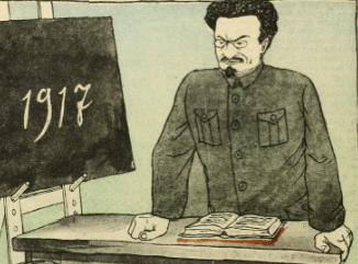 Нарком Лев Троцкий - строгий, но справедливый учитель.