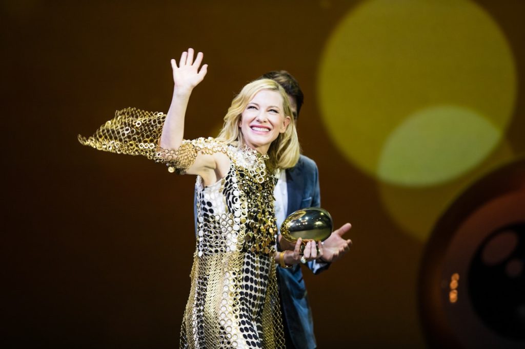 Австралийская актриса Кейт Бланшет (Cate Blanchett) увезла в прошлом году из Цюриха Golden Icon Award. © Zurich Film Festival