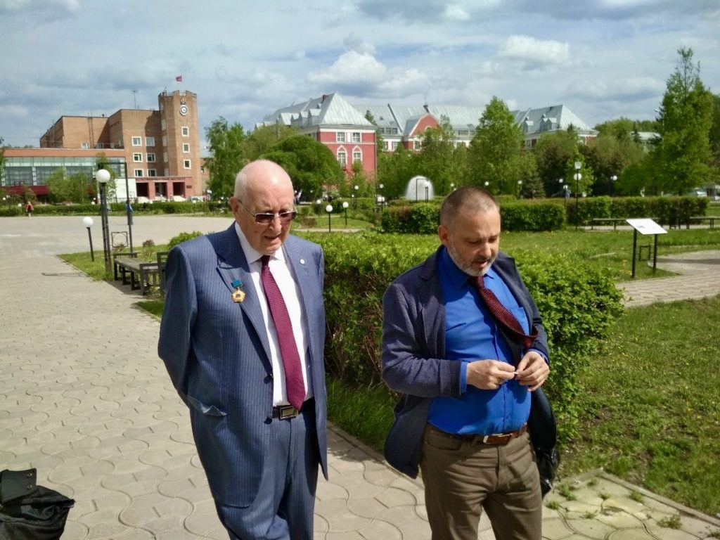 Олег Фиговский и Олег Пенский в Перми, июнь 2018. (Из личного архива авторов)