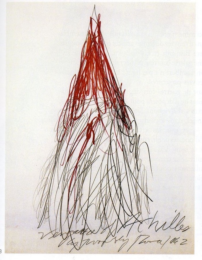 Сай Твомбли (Cy Twombly), «Месть Ахилла», 1962. © Kunsthaus, Zurich.