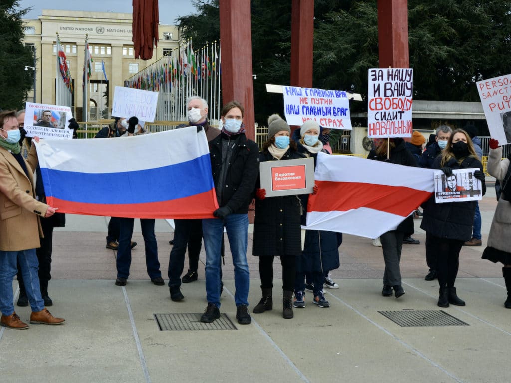 Митинги «Свободу Навальному!» в Швейцарии: согласовано и нет