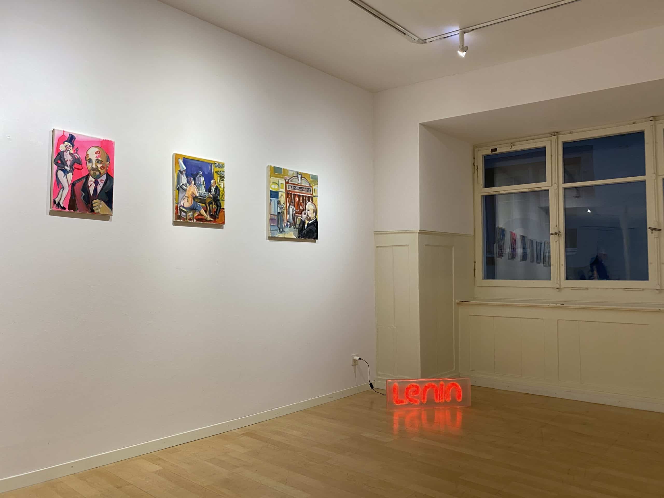 Выставка Марии Помянской «Ленин в Цюрихе» прошла в рамках выставочной серии Frisch-2021. Цюрих, 29.10.2021 г. (© schwingen.net)