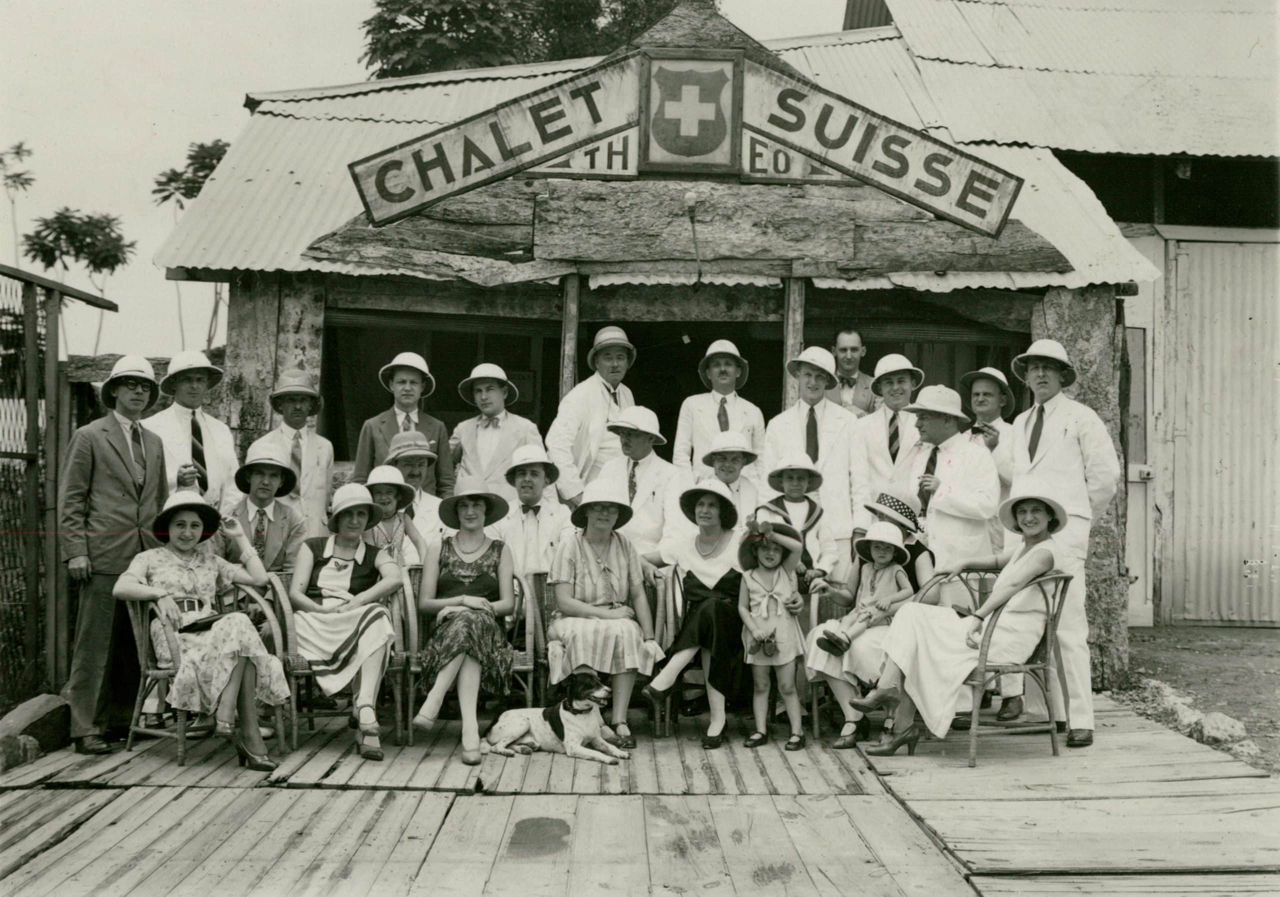 Швейцарское шале в Леопольдвиле, Конго, 1933 г. (© Федеральный архив Швейцарии, Берн)