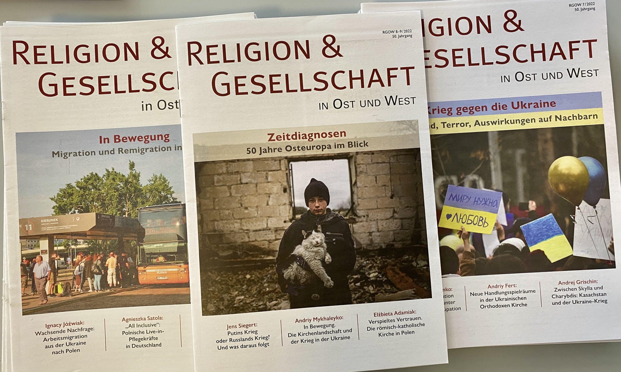 С 1973 года G2W выпускает журнал «Glaube in der 2. Welt. Materialdienst». Кур, 10 сентября 2022 г. (© schwingen.net)