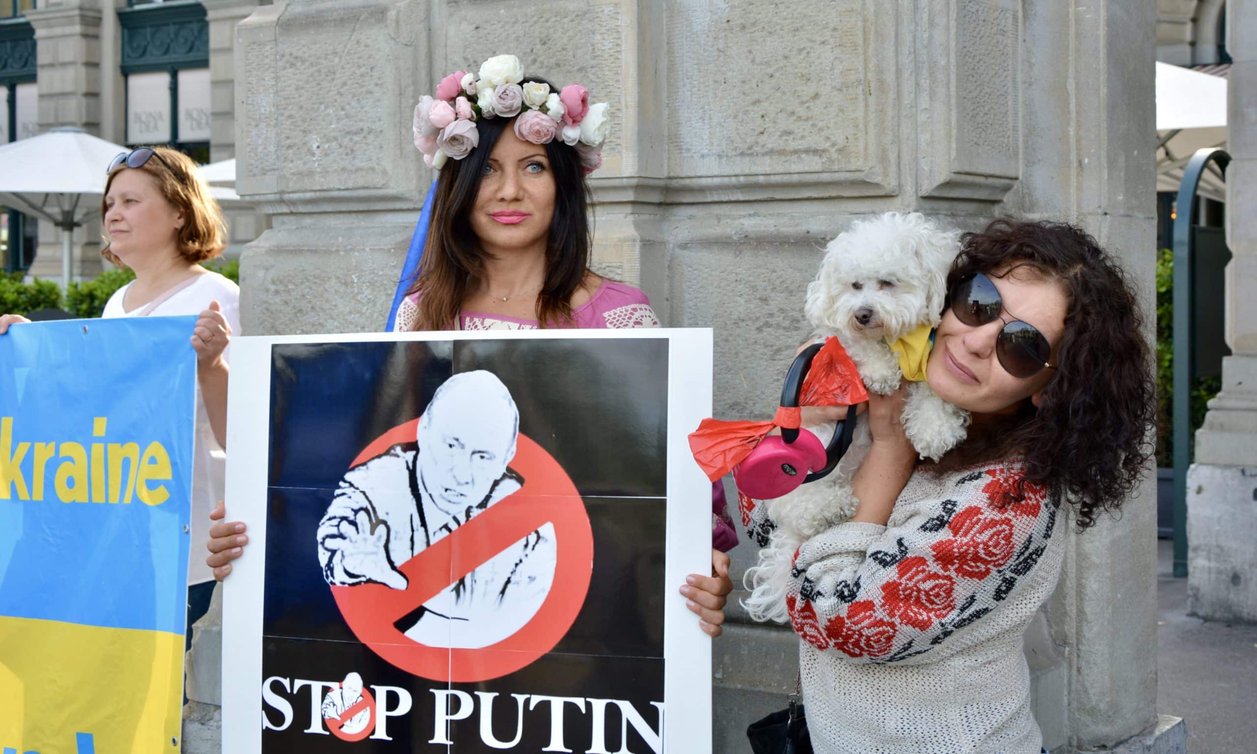 Митинг солидарности с Украиной в Цюрихе в рамках международного движения «Stop Putin - Stop War». 10 июня 2016 г. (© schwingen.net)