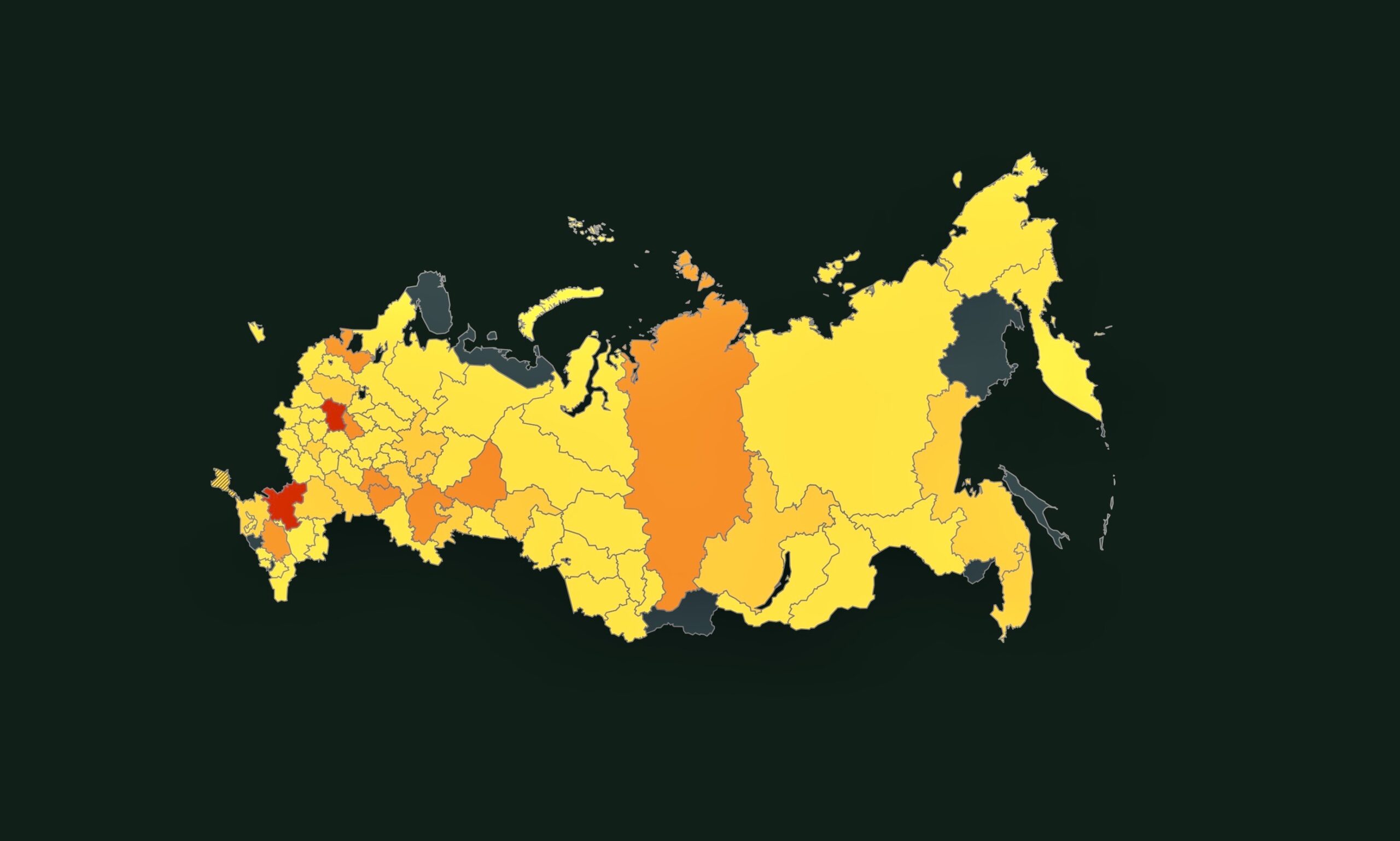 «Скат madia» и «Настоящее время» создали интерактивную карту «Архипелаг ФСИН». (© https://fsin.skat.media/)