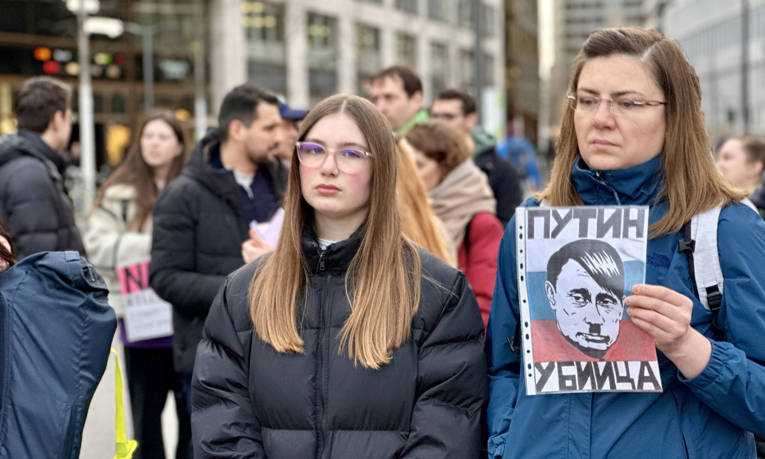 Митинг памяти Алексея Навального в Цюрихе. 16 февраля 2024 г. (© schwingen.net)